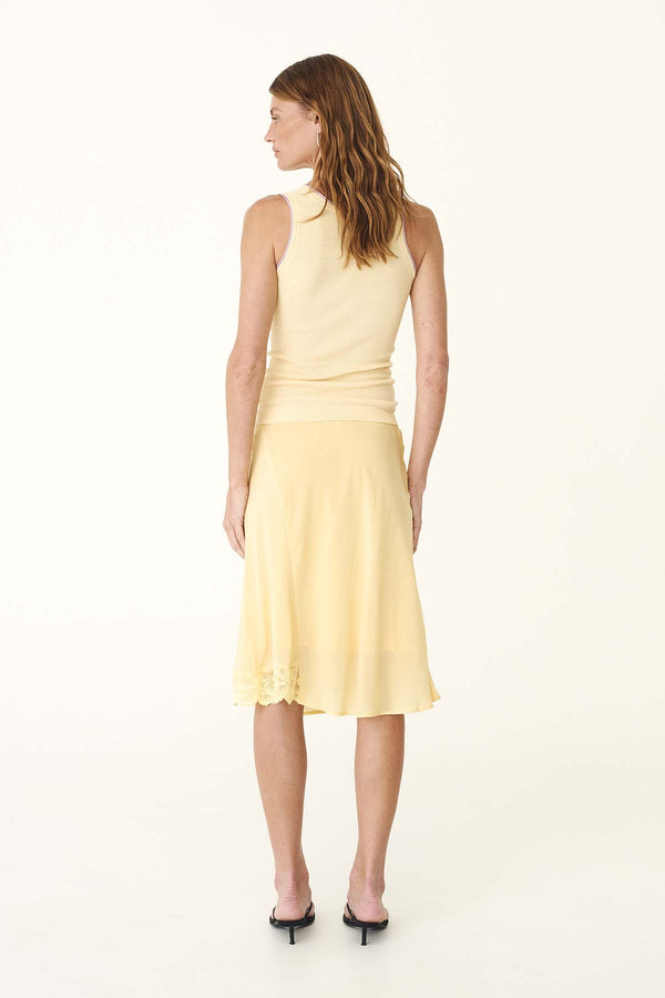 Tessa Silk Midi Skirt