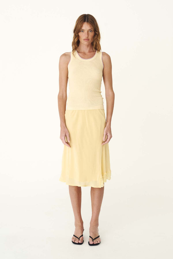Tessa Silk Midi Skirt