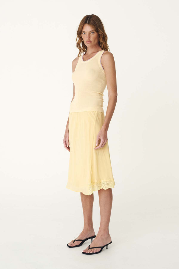 Tessa Silk Midi Skirt