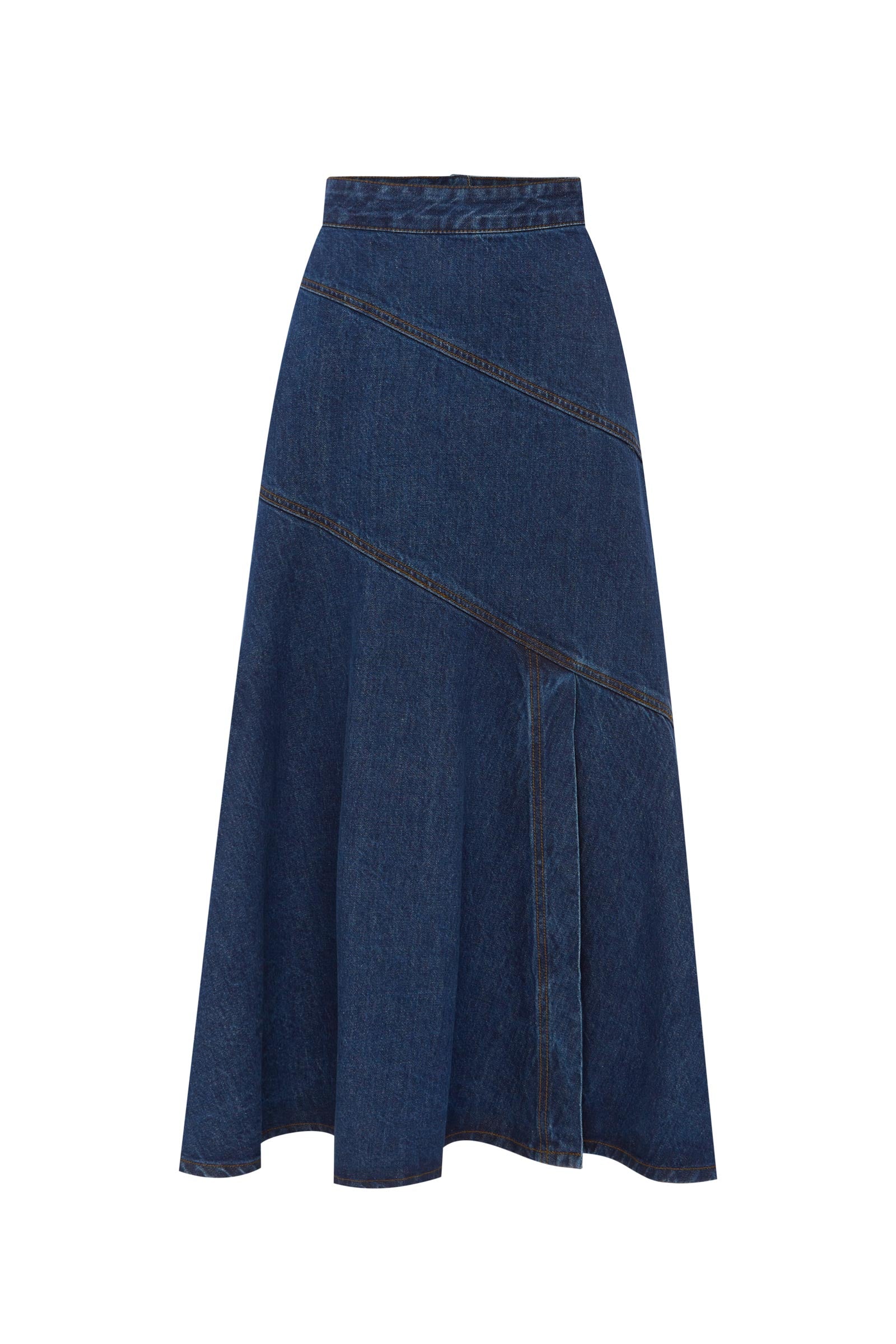 Thea Denim Midi Skirt