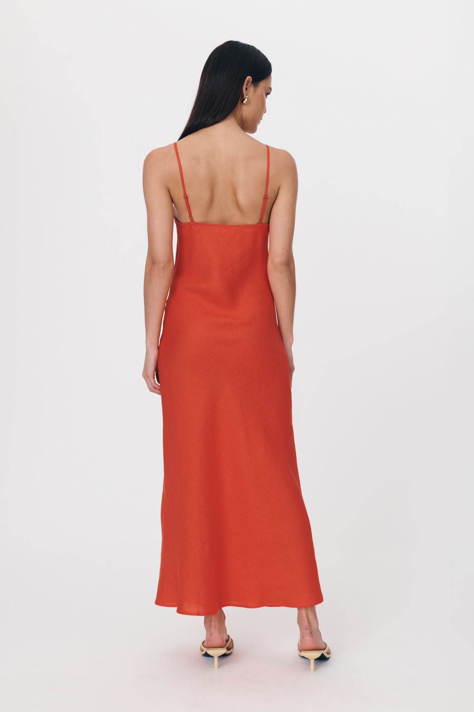 Trina Linen Slip Dress