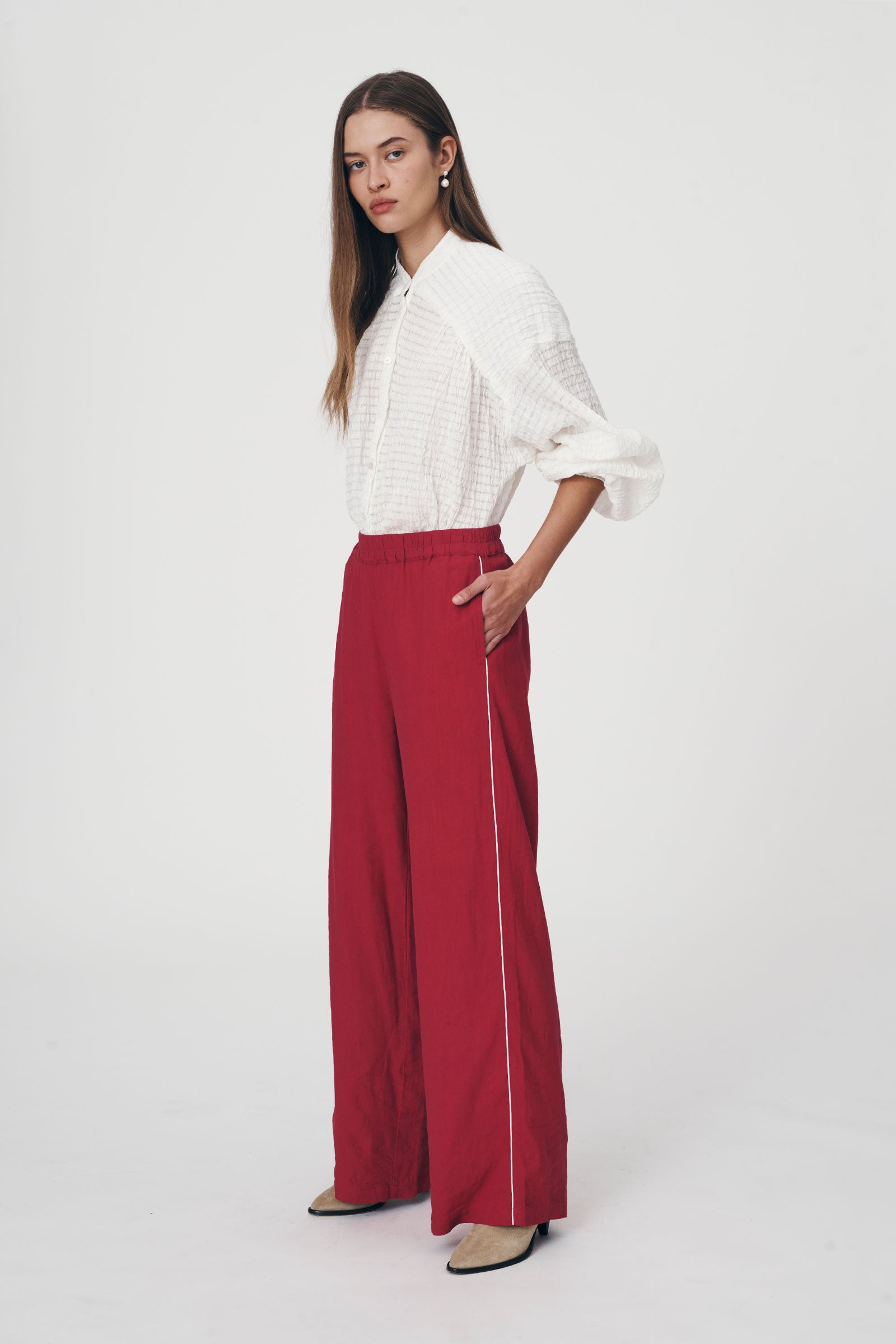 Vera Linen Wide Pants