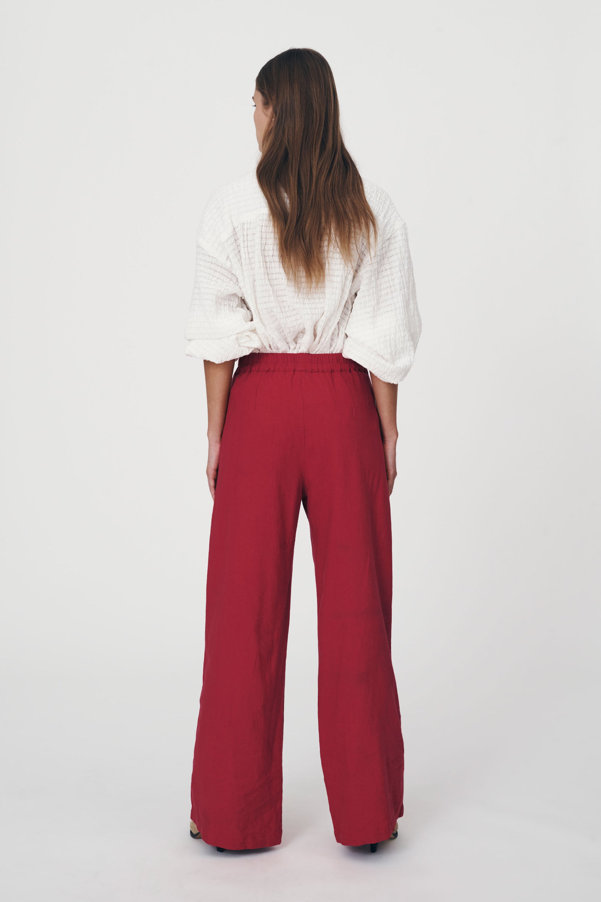 Vera Linen Wide Pants