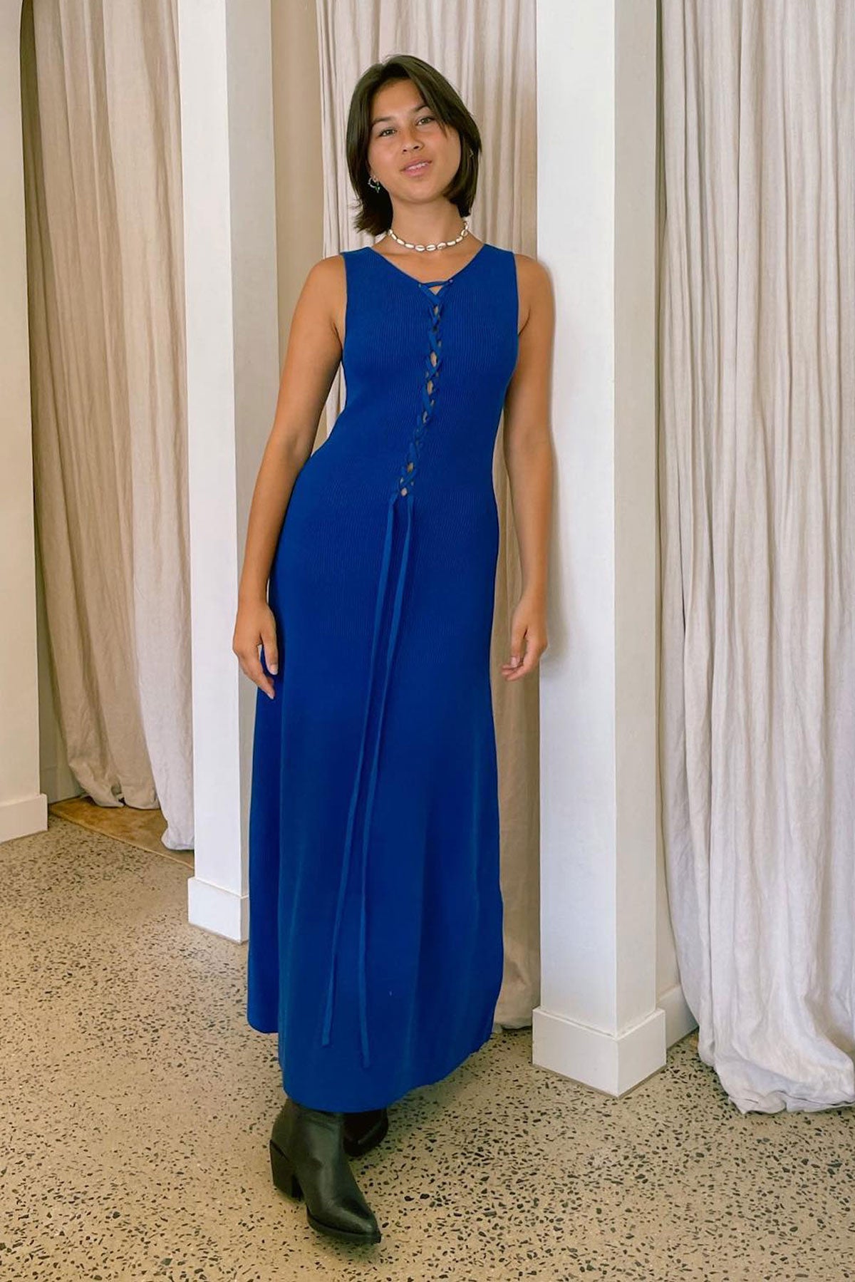 Alma Knit Midi Dress