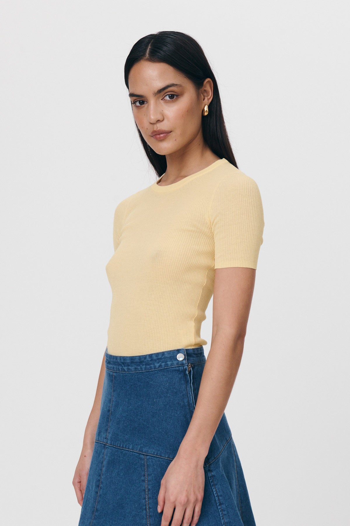 Rib Knit Tee