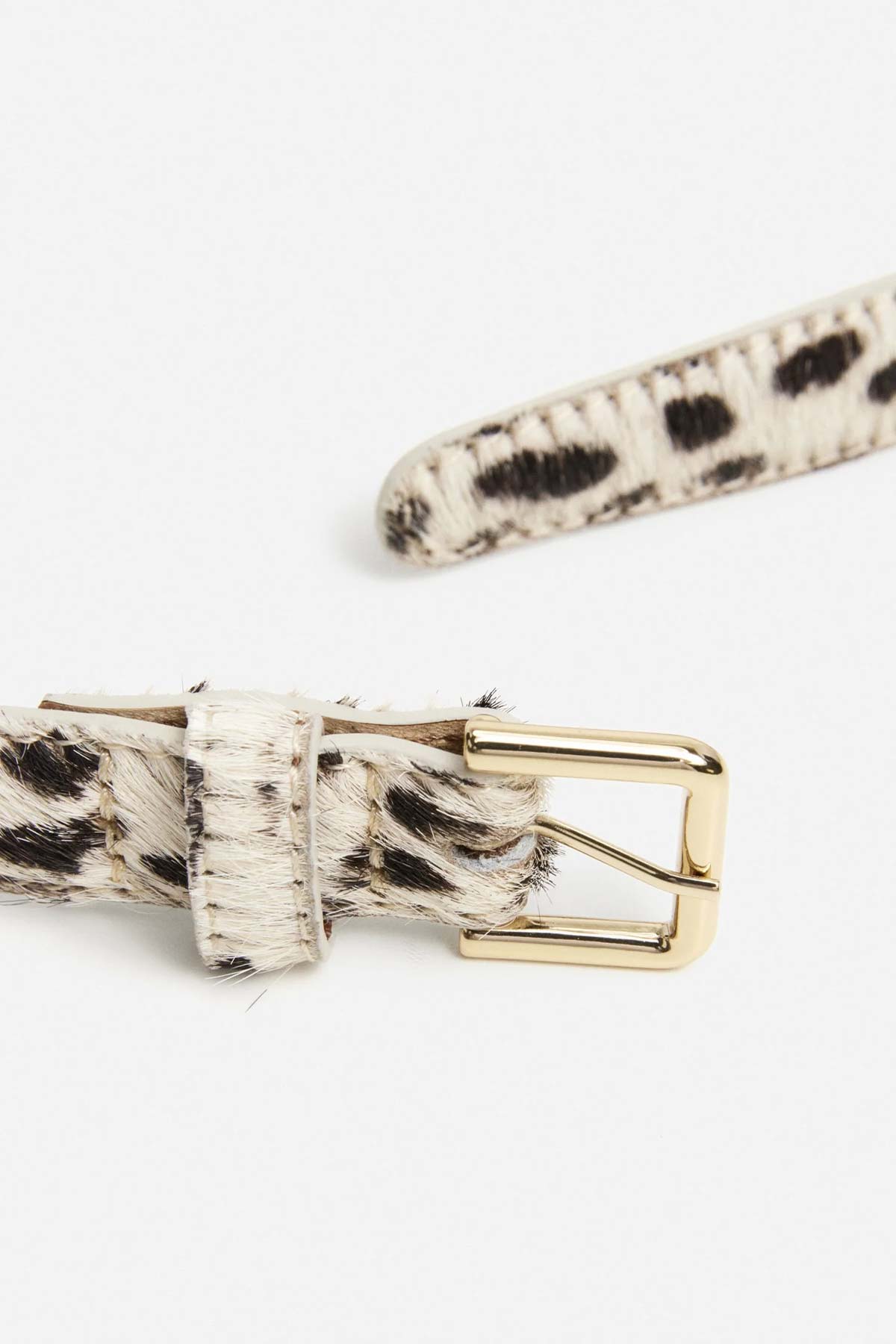 Barbara Pony Hair Leather Belt