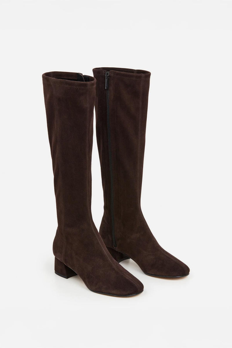 Eden Knee-High Suede Boots