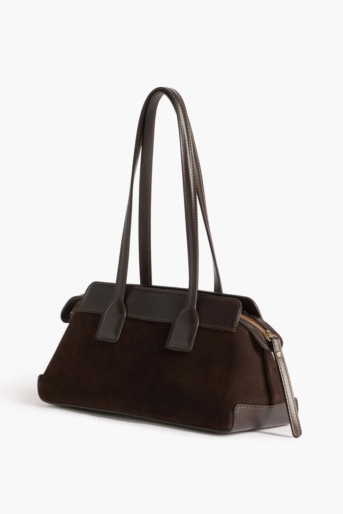 Greta Suede Shoulder Bag