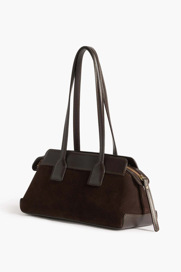 Greta Suede Shoulder Bag