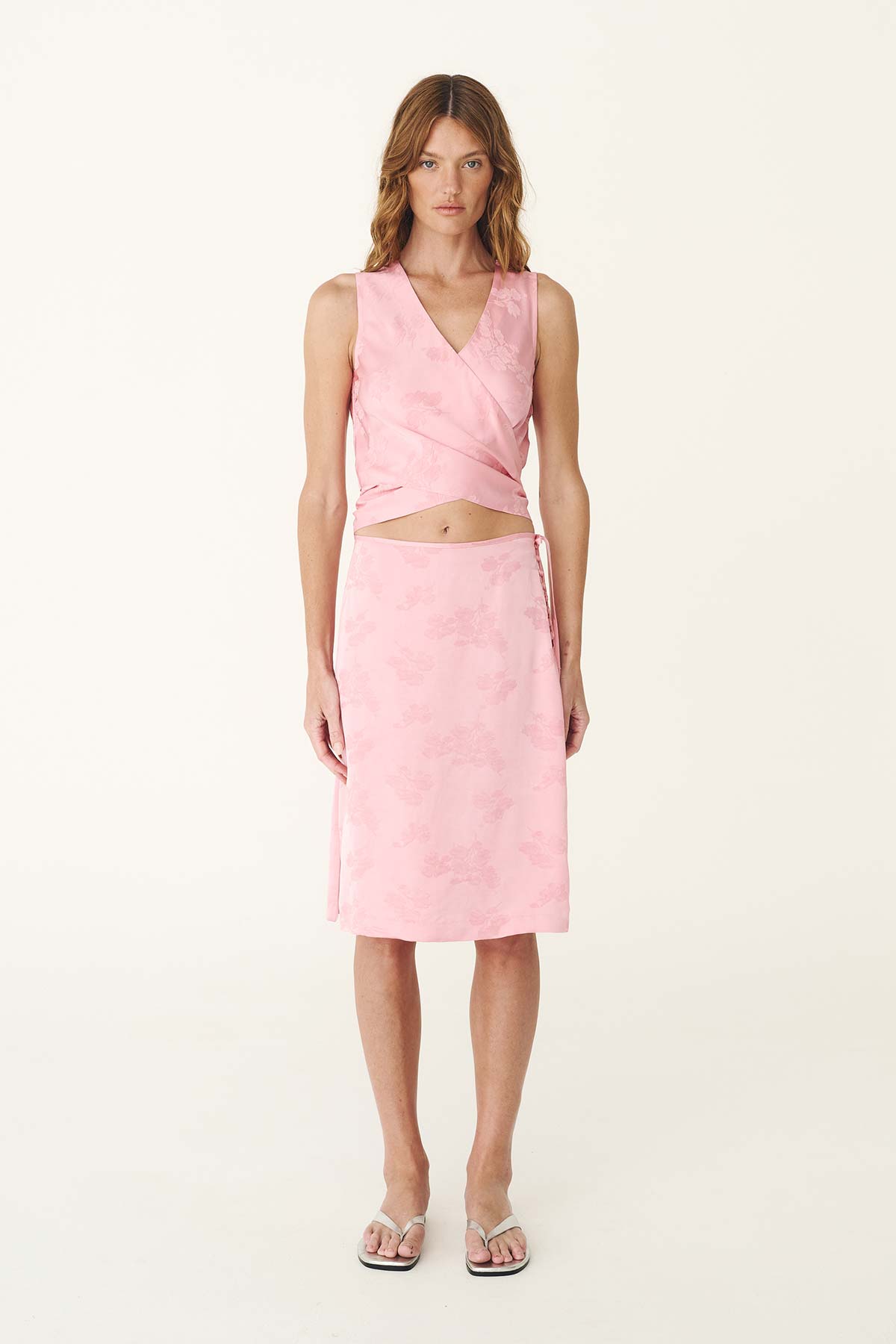 Carla Jacquard Midi Skirt