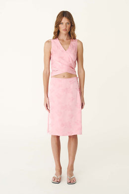 Carla Jacquard Midi Skirt