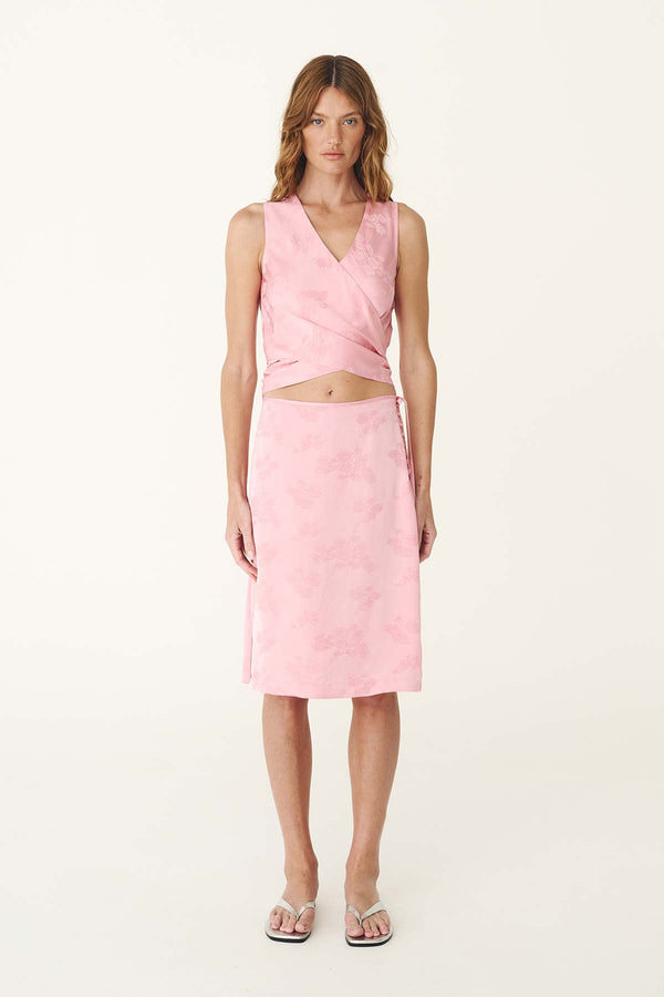 Carla Jacquard Midi Skirt