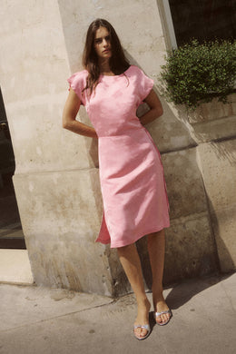 Carla Jacquard Midi Dress