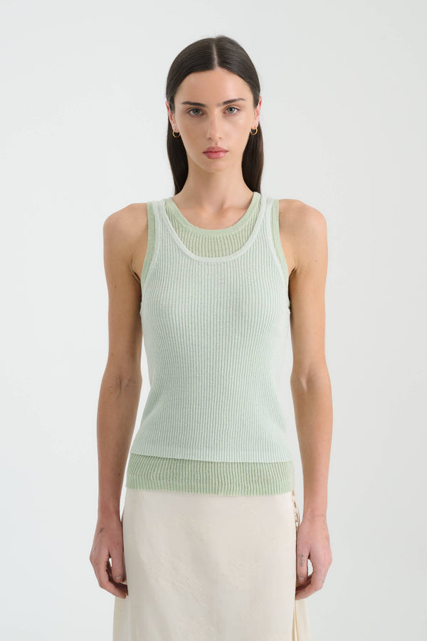 Jani Double-Layer Knit Tank