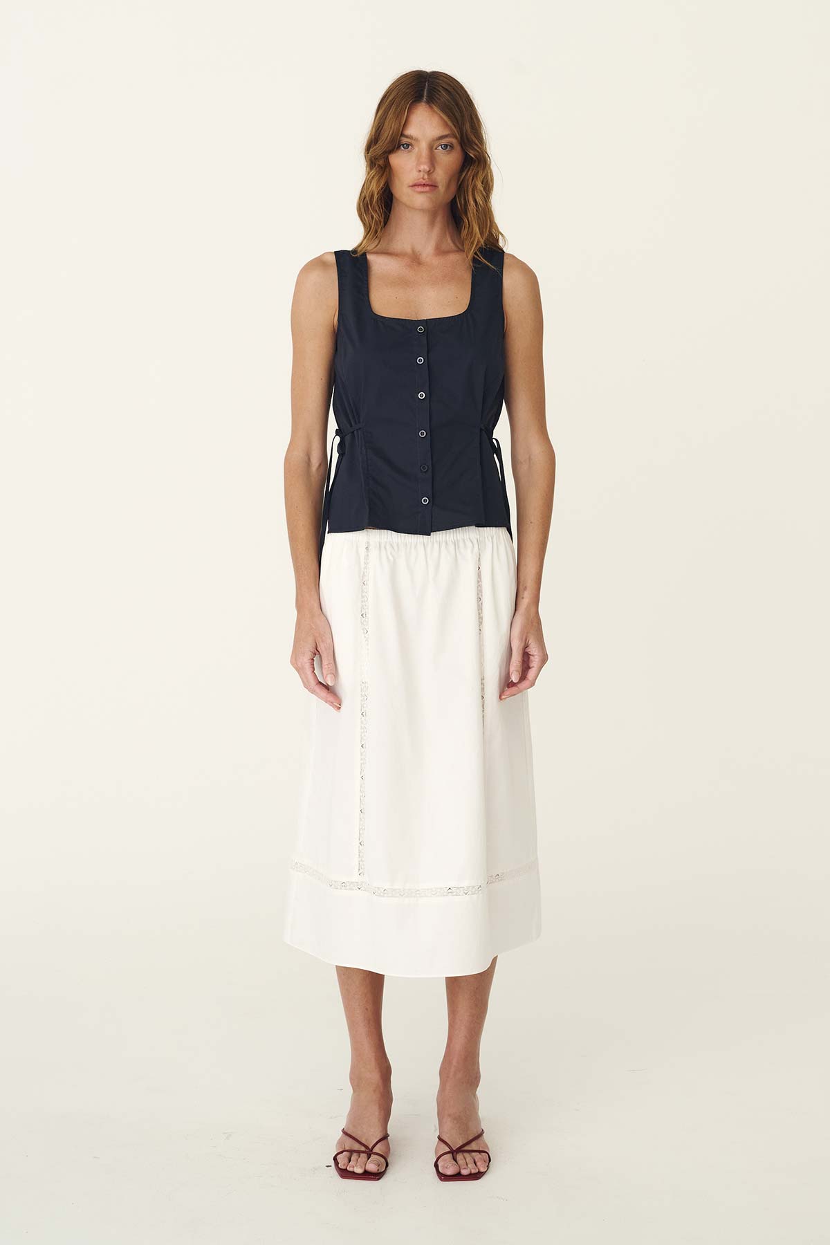 Suri Lace Midi Skirt