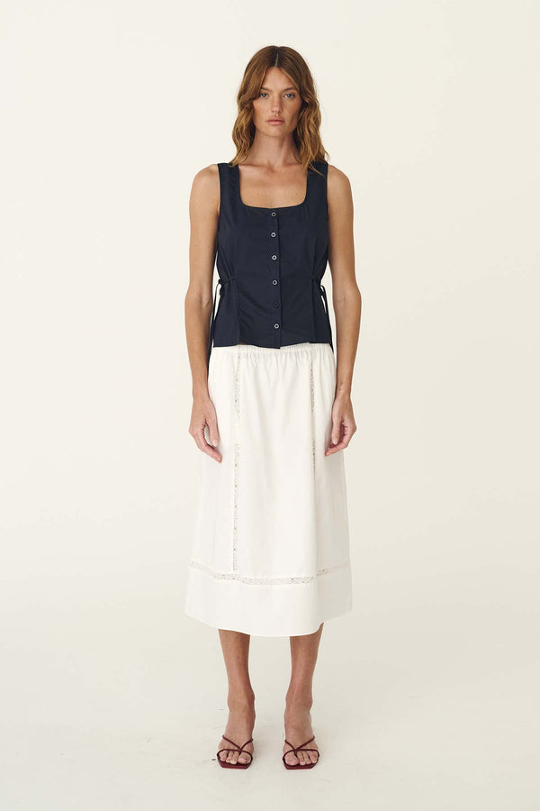 Suri Lace Midi Skirt