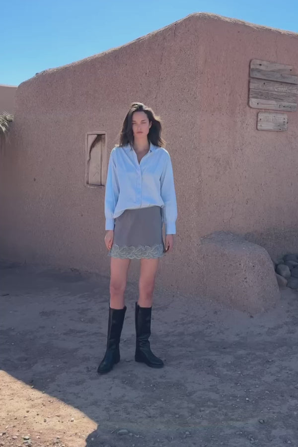 Marina Silk Mini Skirt