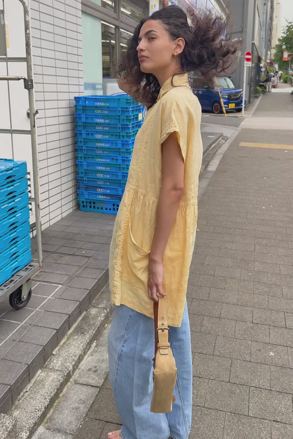 Gina Linen Mini Dress