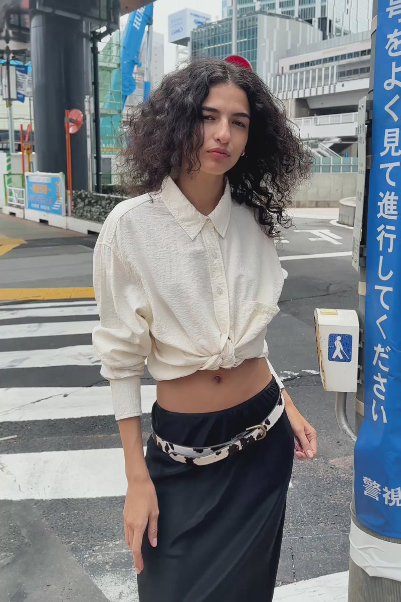 Ramona Silk Long Sleeve Shirt