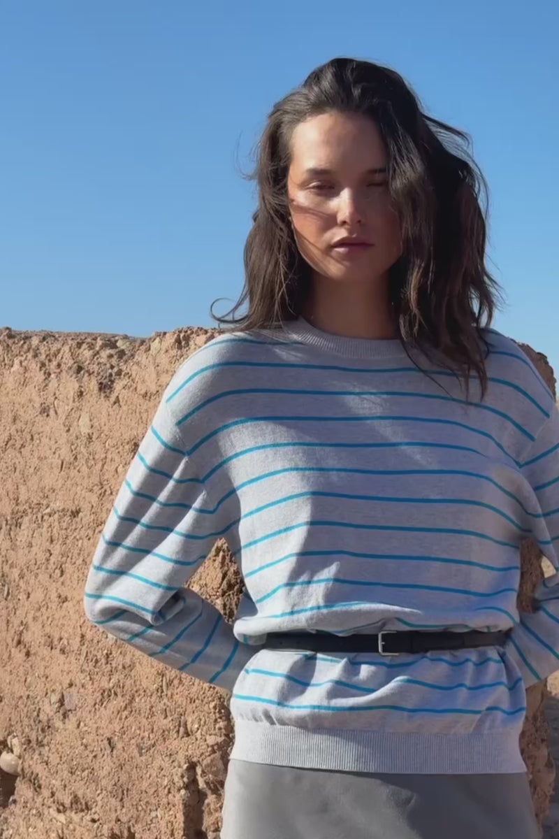 Tatiana Stripe Knit Top