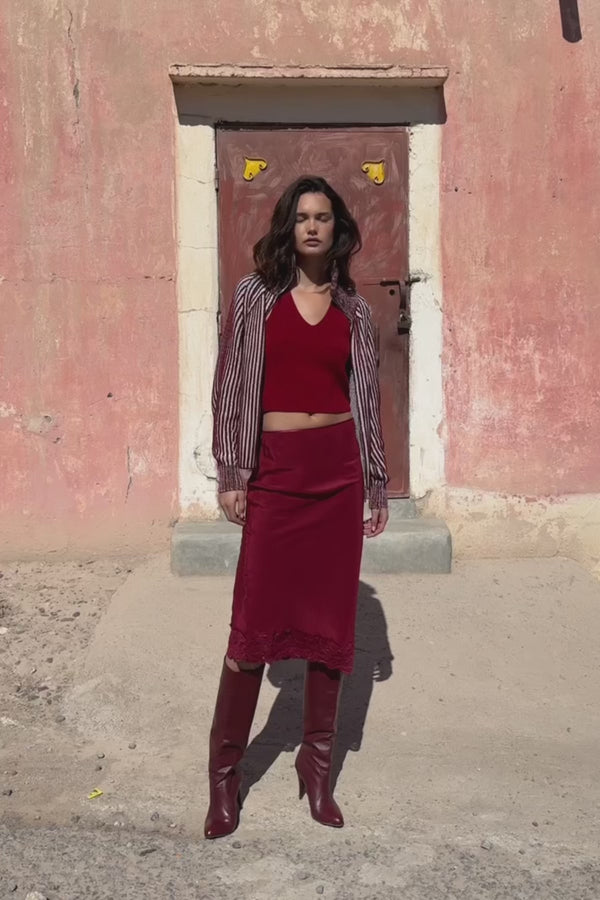 Markus Zip Knit Cardigan