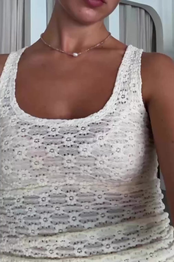 Charli Daisy Lace Mini Skirt