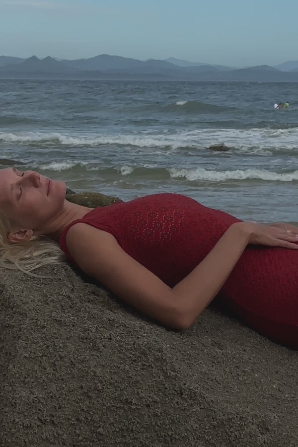 Galo Daisy Lace Tee Dress