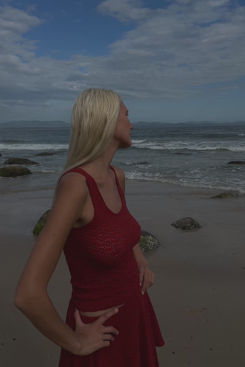 Magna Daisy Lace Tank