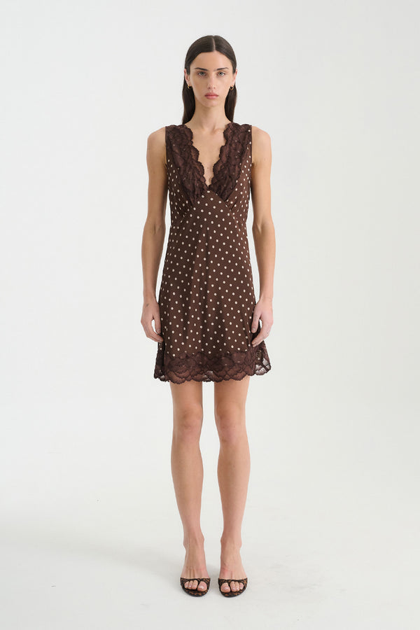 Annie Silk Mini Dress