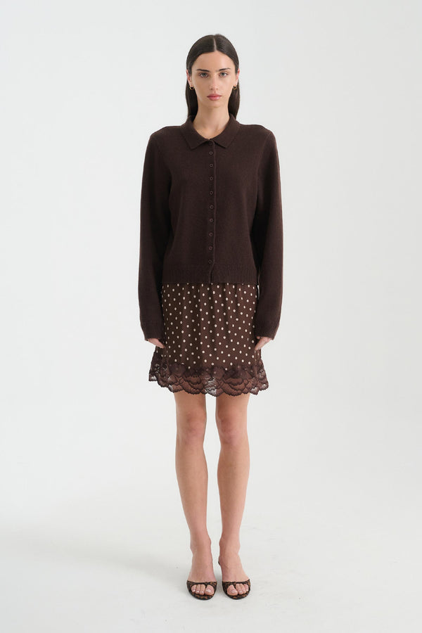 Marina Silk Mini Skirt