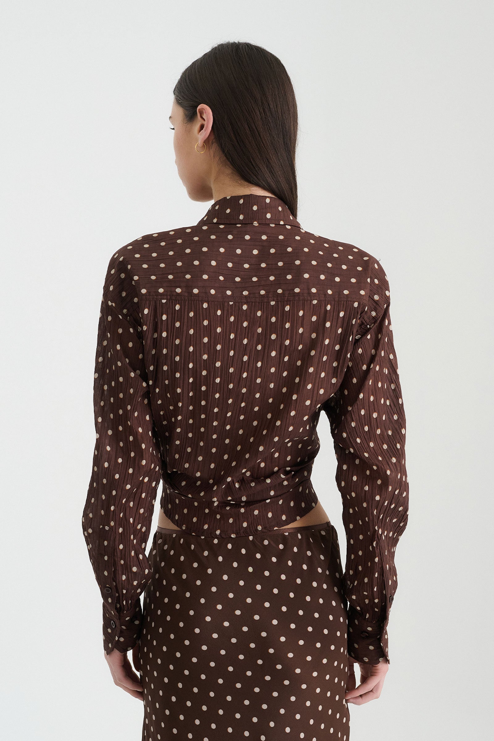 Ramona Silk Long Sleeve Shirt