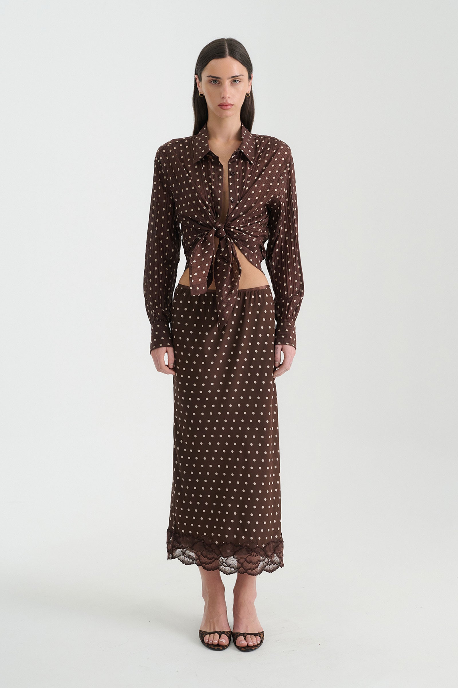 Ramona Silk Long Sleeve Shirt