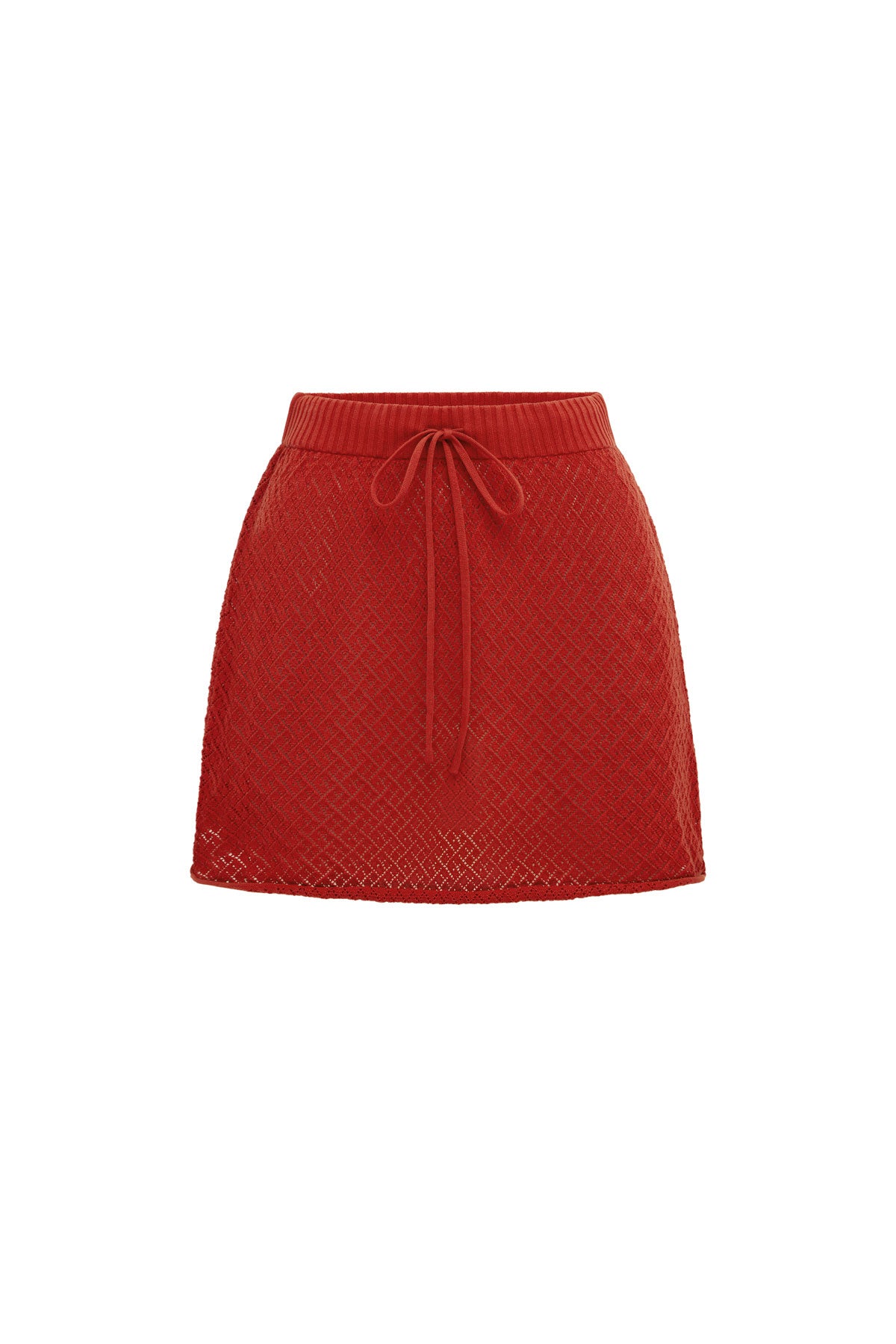 Alma Pointelle Mini Skirt