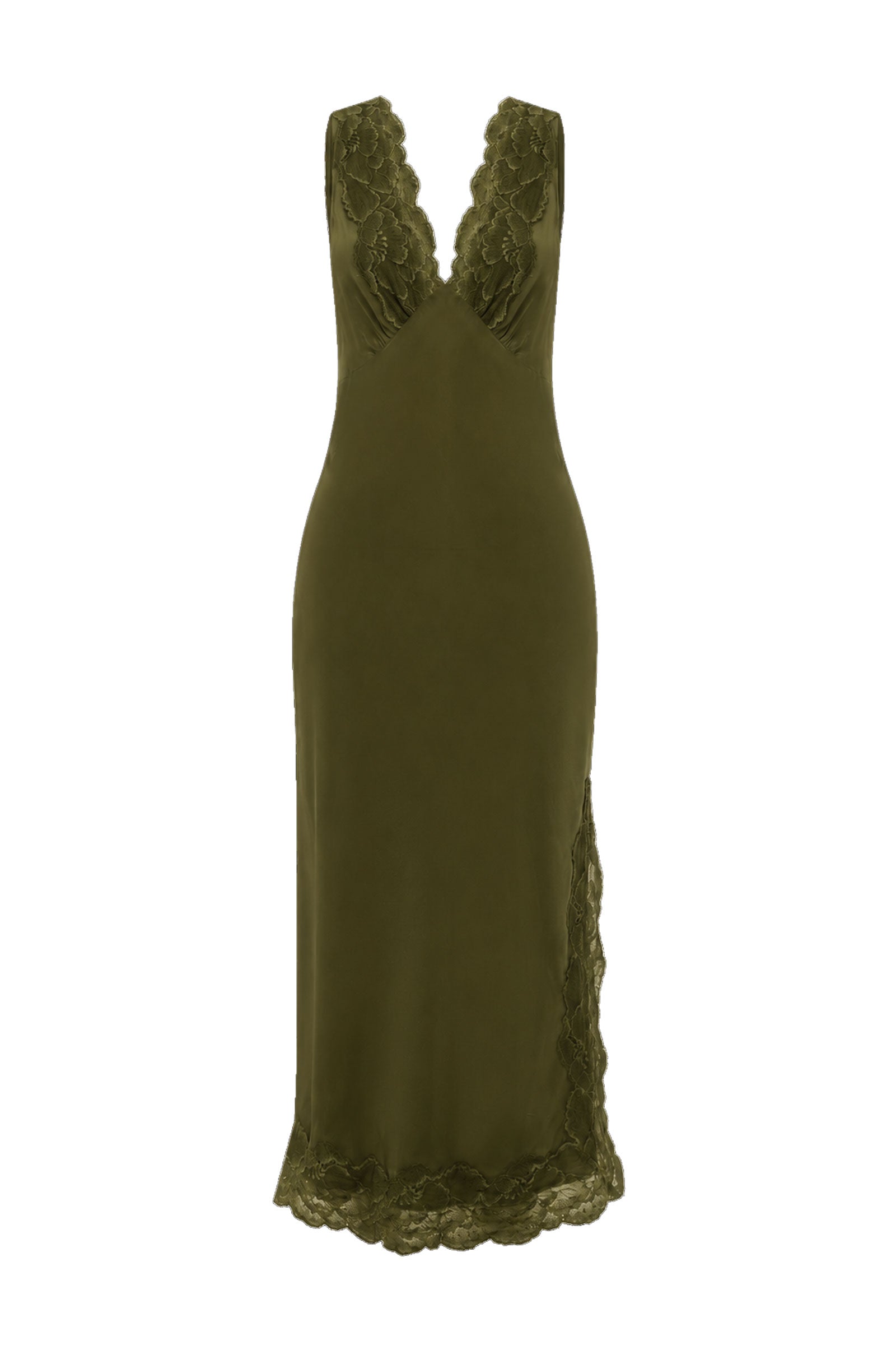 Annie Silk Midi Dress