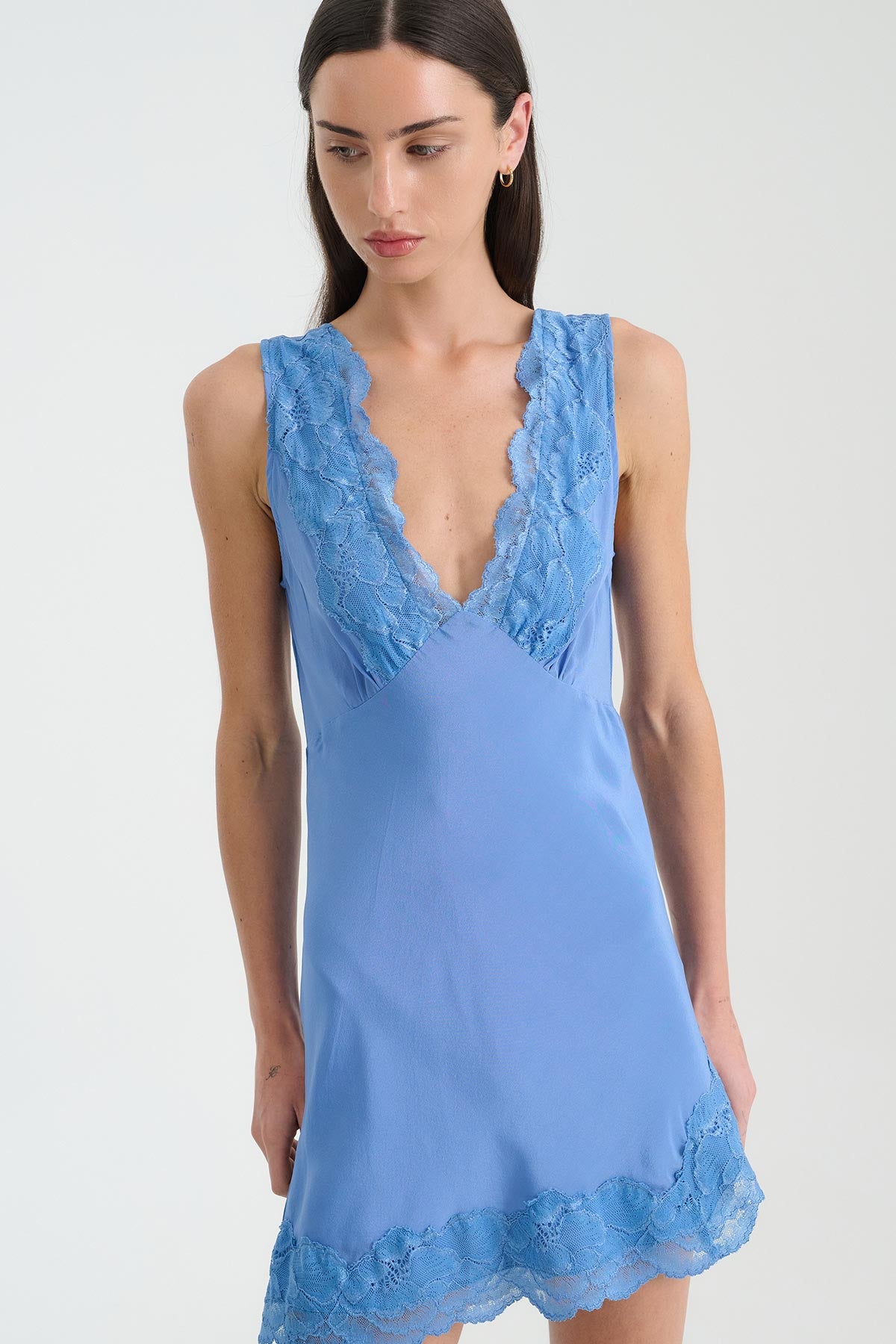 Annie Silk Mini Dress