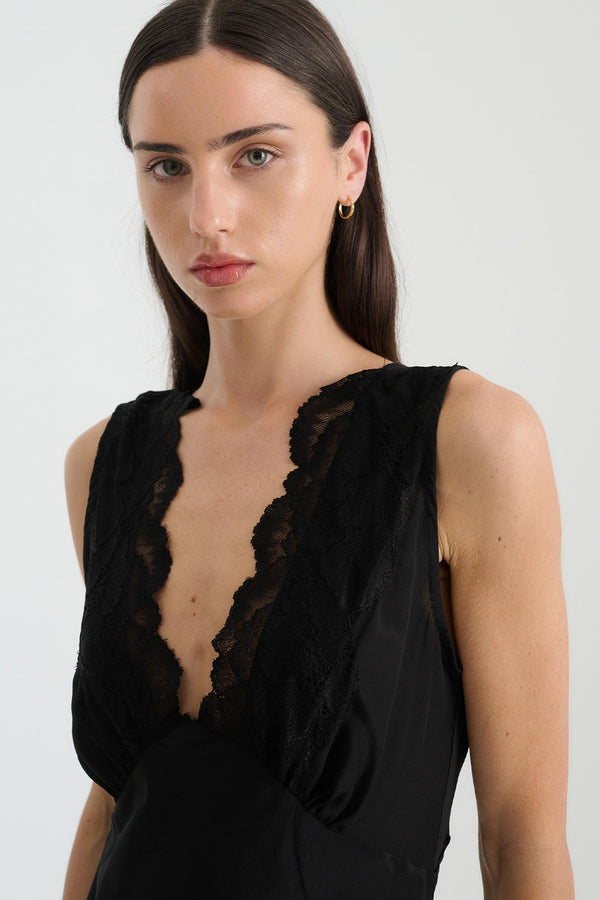 Annie Silk Mini Dress