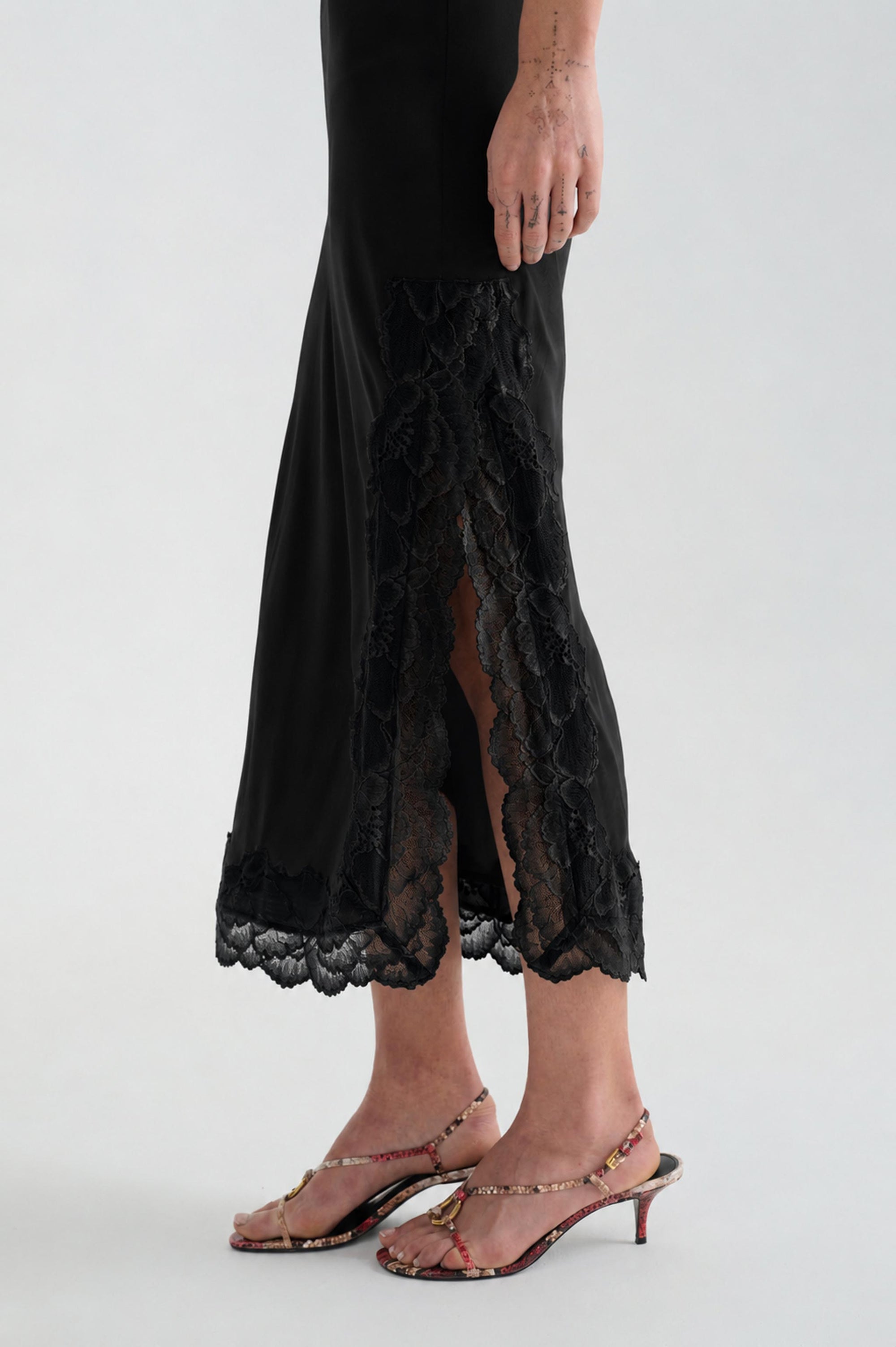Annie Silk Midi Dress
