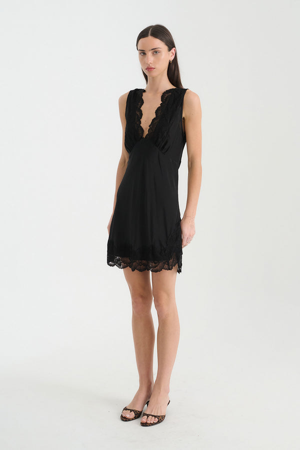 Annie Silk Mini Dress