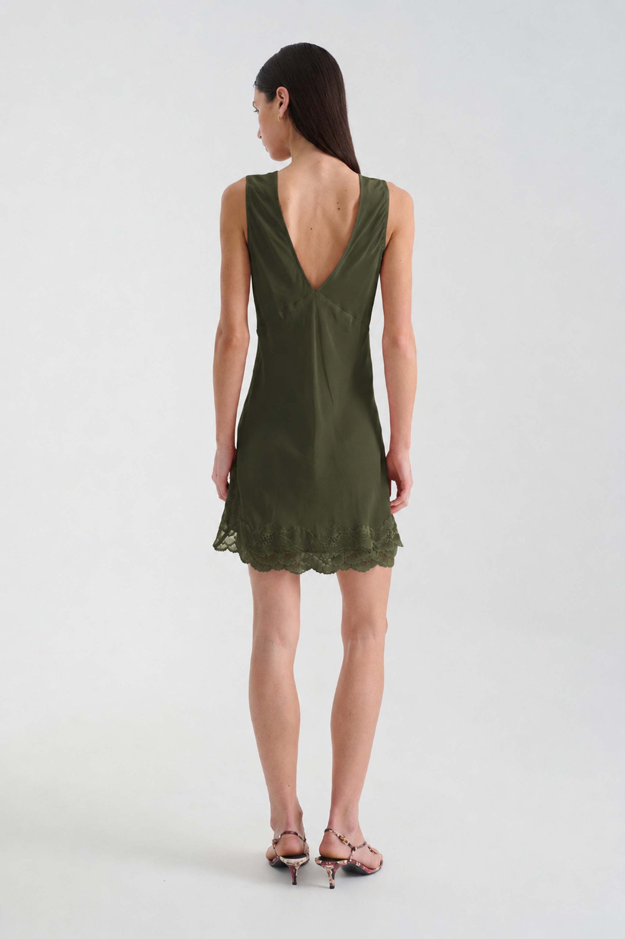 Annie Silk Mini Dress