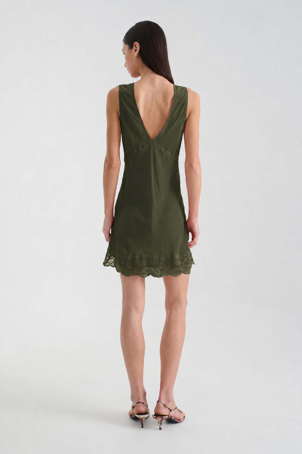 Annie Silk Mini Dress
