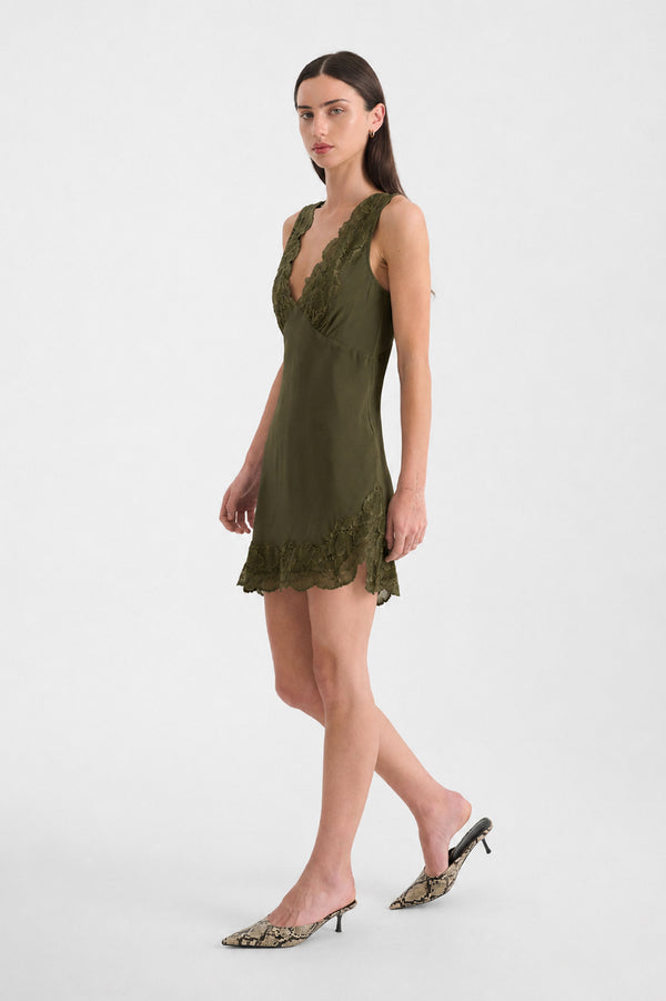 Annie Silk Mini Dress