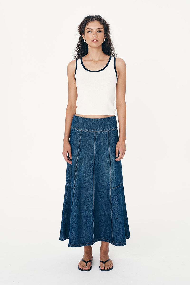 Blake Contrast Knit Tank