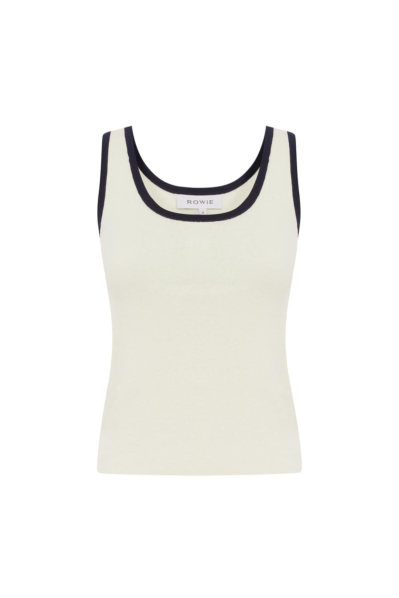 Blake Contrast Knit Tank