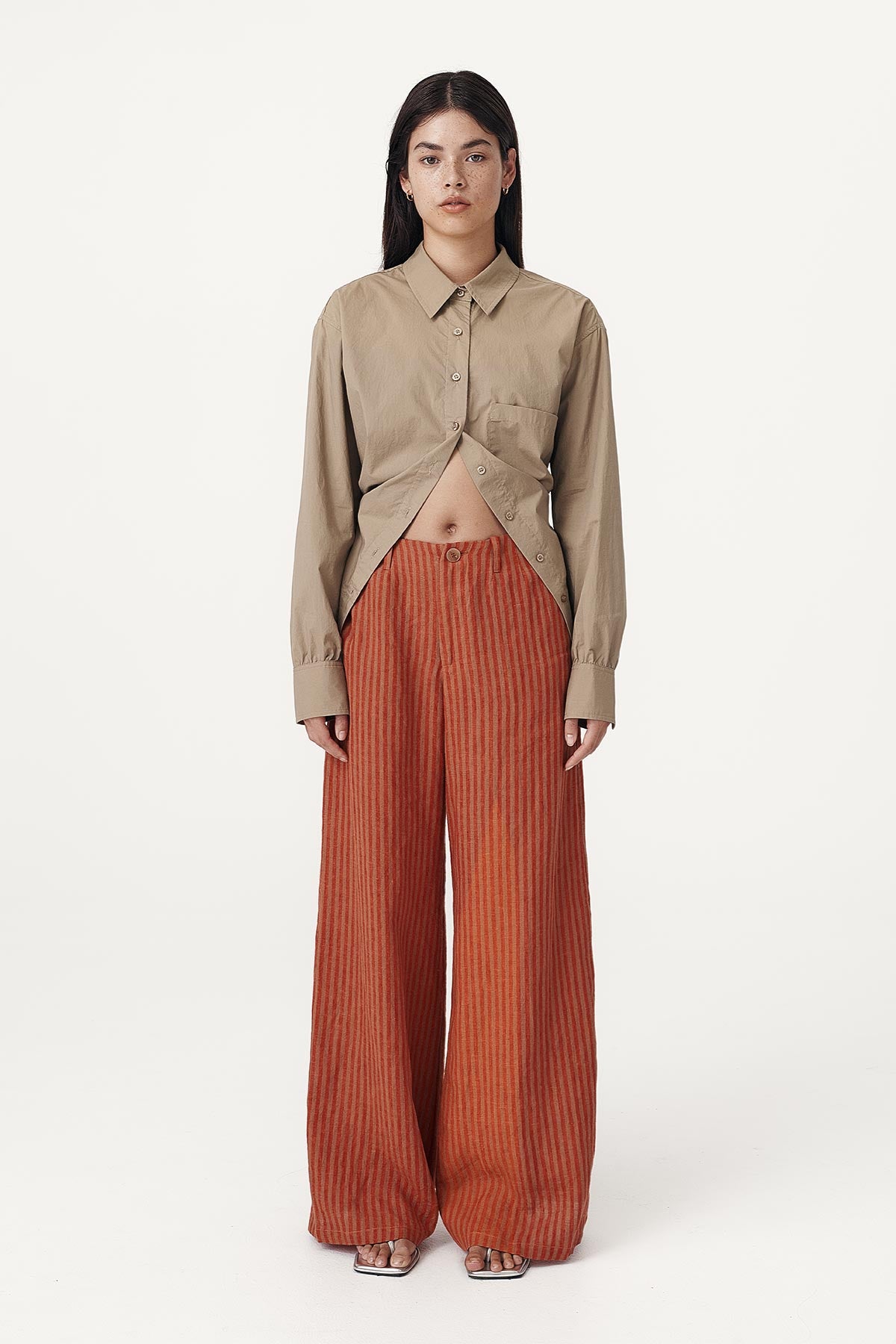 Carlotta Linen Wide Pants
