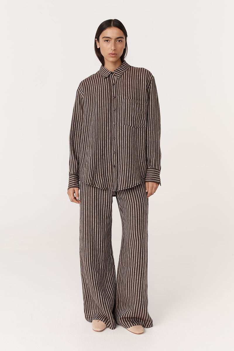 Carlotta Linen Wide Pants