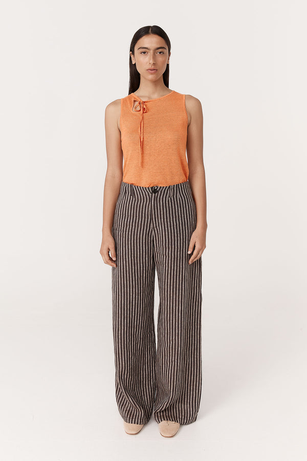 Carlotta Linen Wide Pants