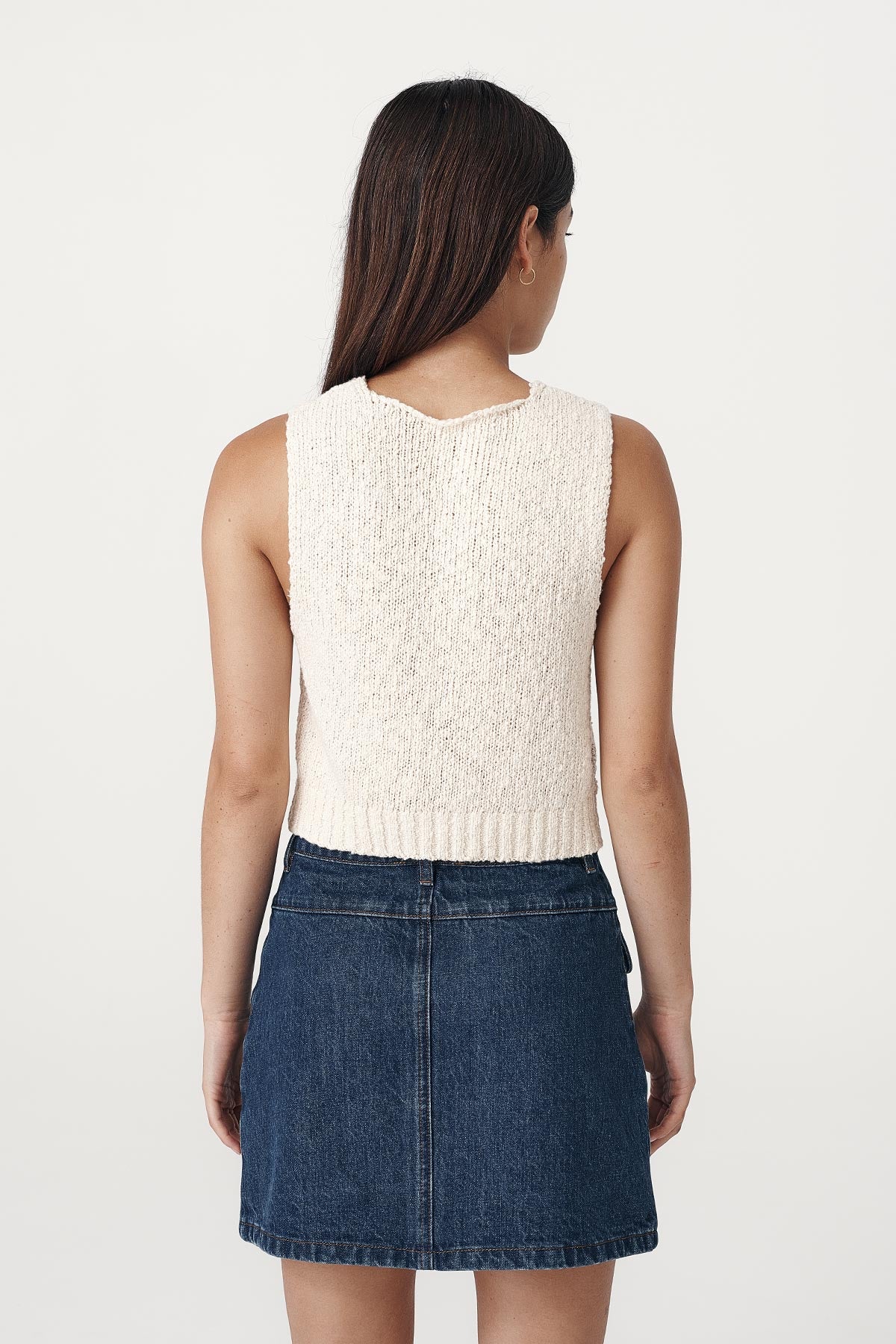 Catalina Crop Knit Tank