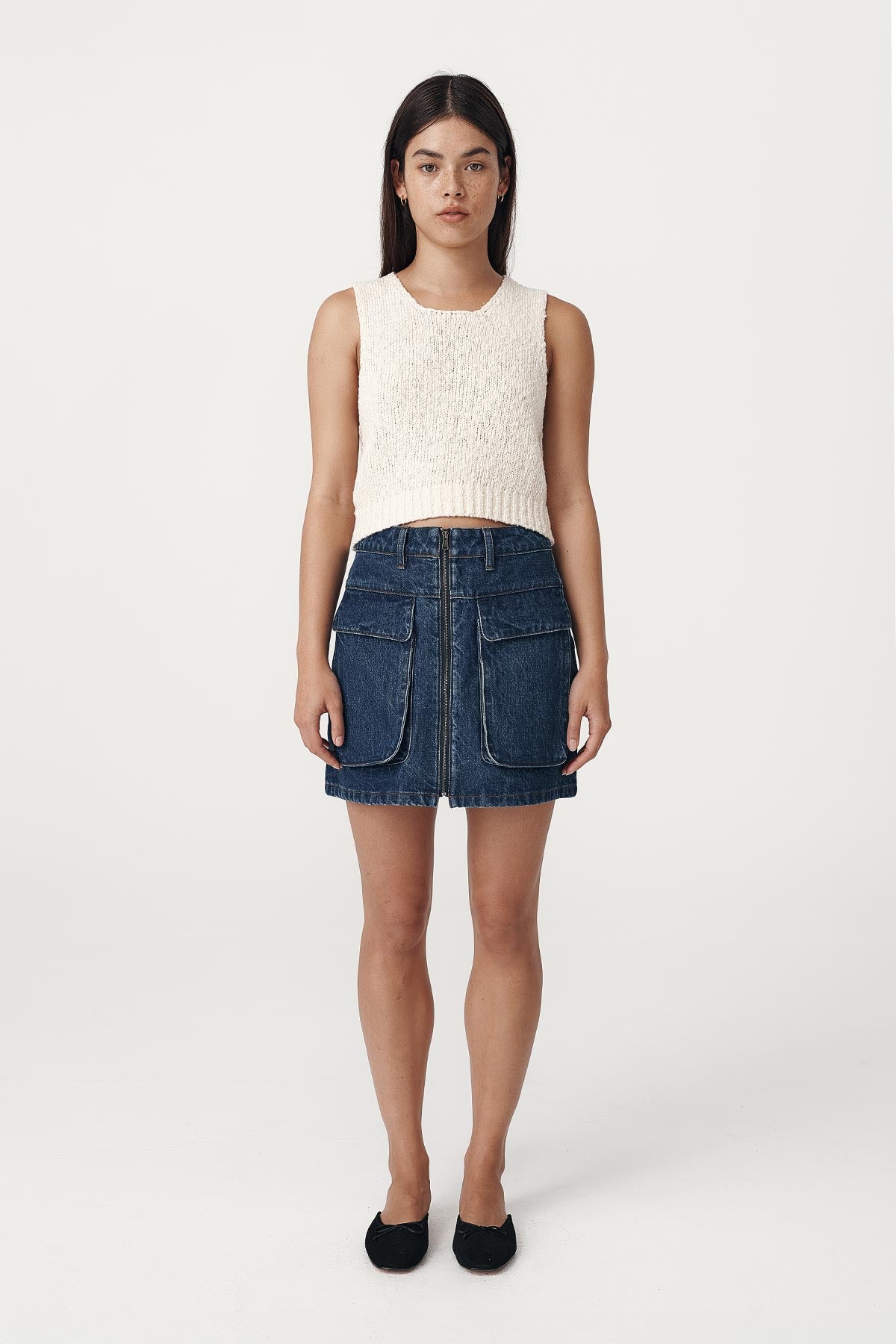 Catalina Crop Knit Tank