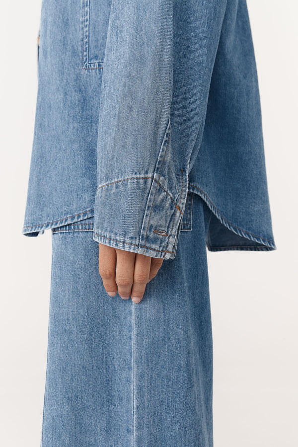 Dante Denim Long Sleeve Shirt