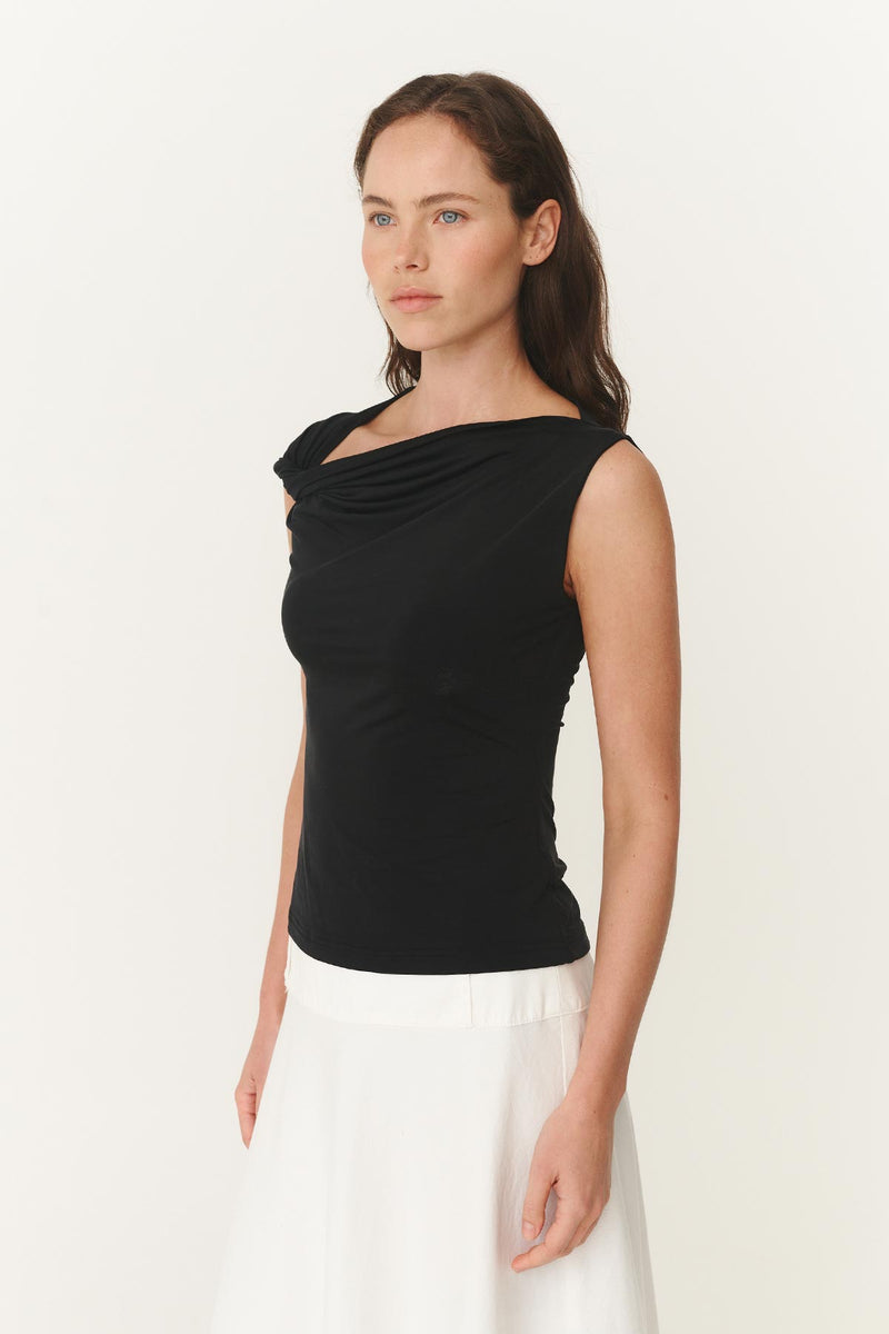 Elara Twist Top